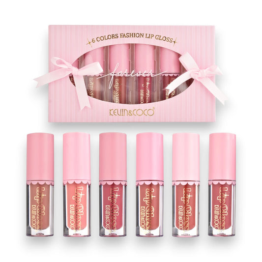 6 Colors Bow Lip Gloss