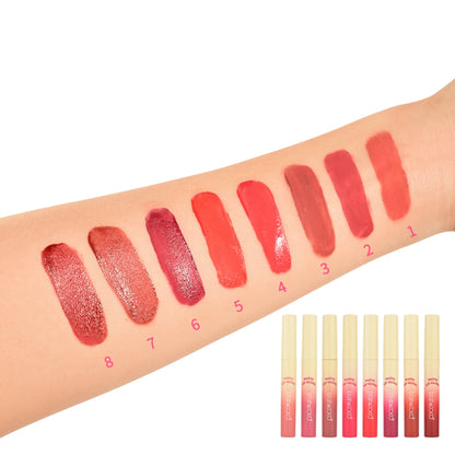 8 Colors Matte Lip Gloss - 48PCS