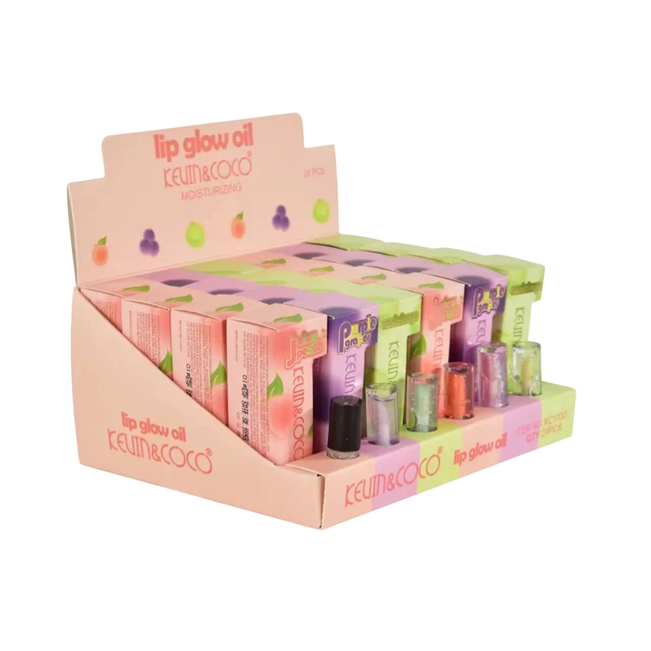Lip Glow Fruit Lip Oil - 24PCS
