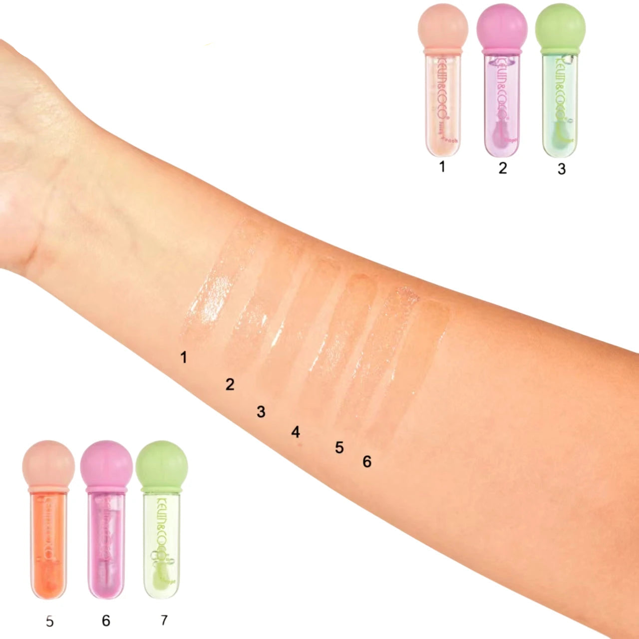 Lip Glow Fruit Lip Oil - 24PCS