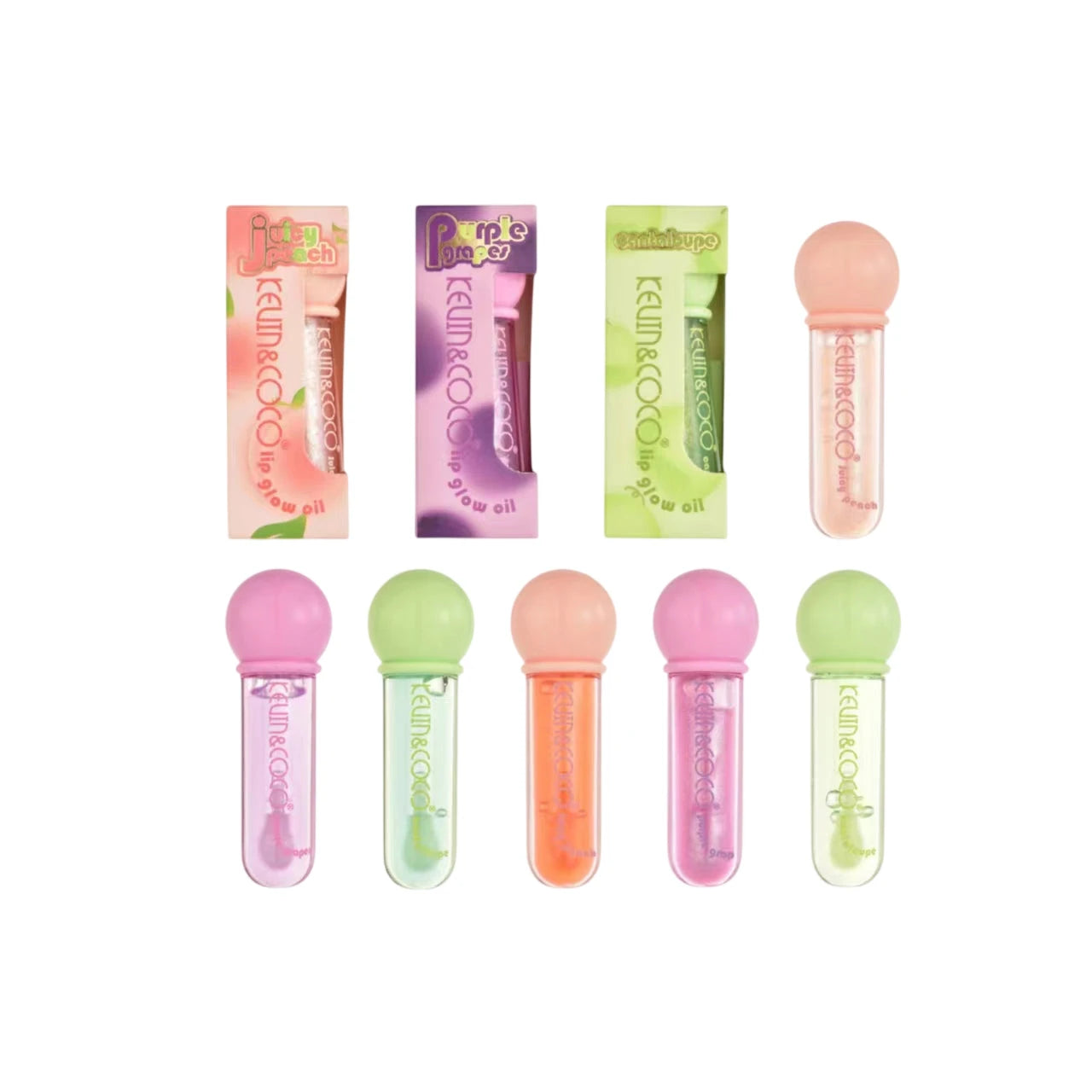 Lip Glow Fruit Lip Oil - 24PCS