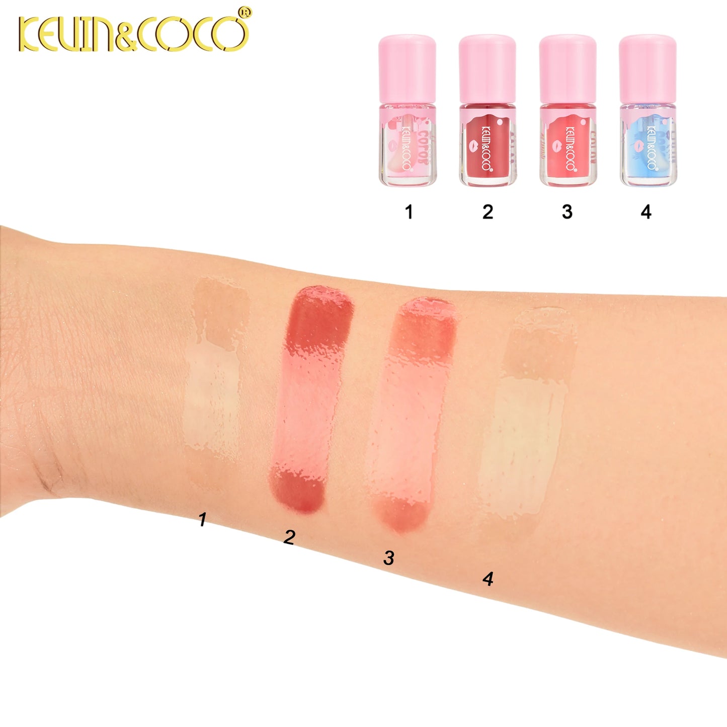 Ice Cream Flavours Lip Gloss - 24PCS