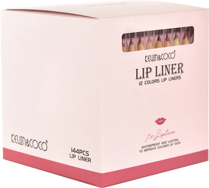 12-Piece Lip Liner Set - 144PCS (KC1231)