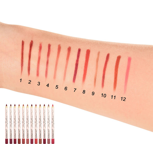 12-Piece Lip Liner Set - 144PCS (KC1231)