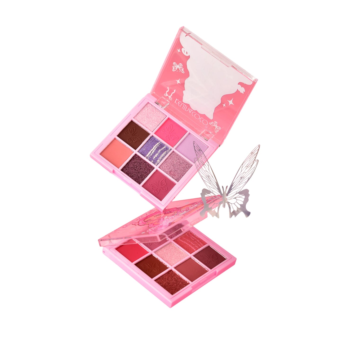 Romantic Whisper 9 Colors Eyeshadow Palette - 12PCS