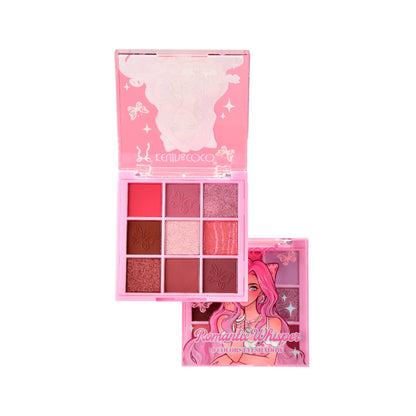 Romantic Whisper 9 Colors Eyeshadow Palette - 12PCS