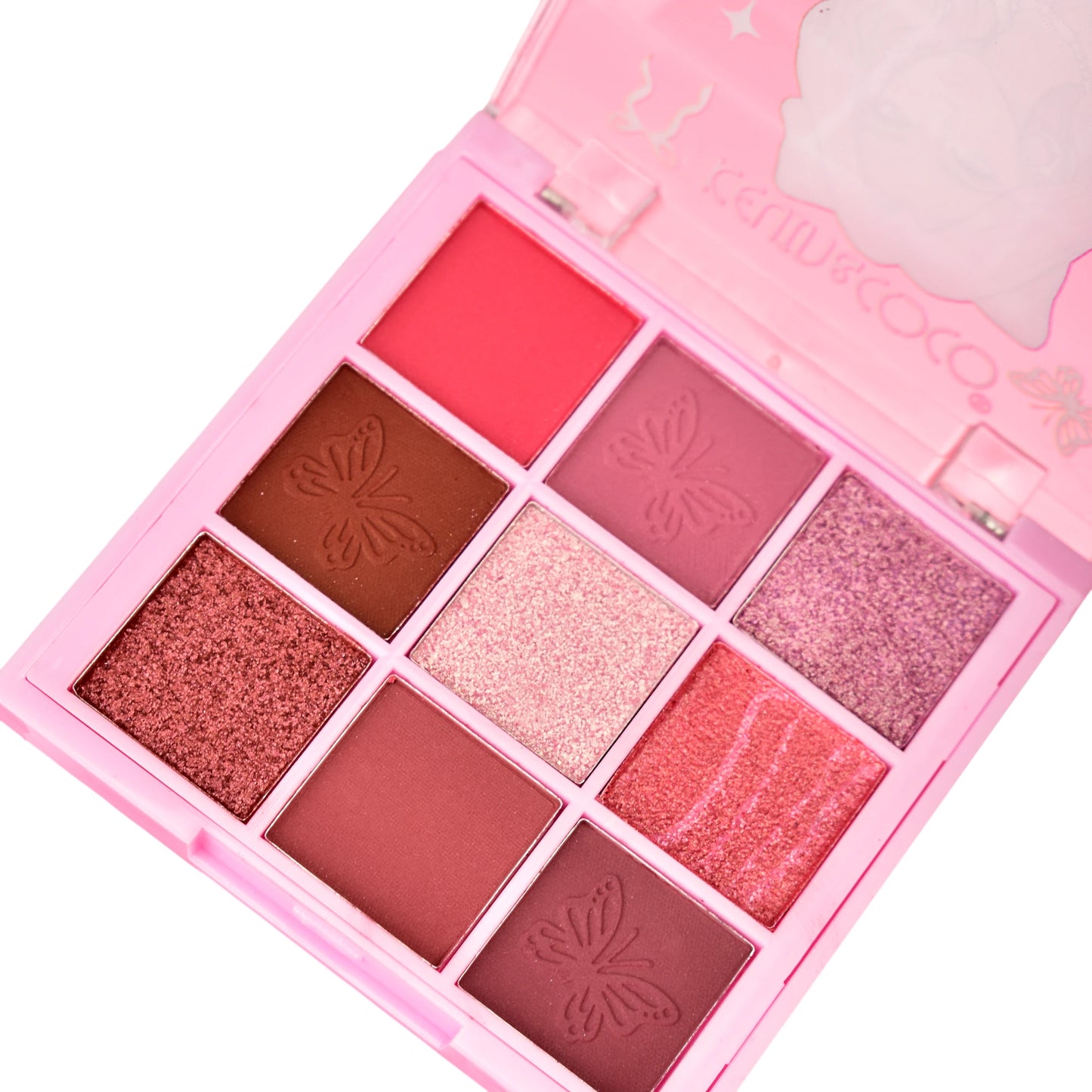 Romantic Whisper 9 Colors Eyeshadow Palette - 12PCS