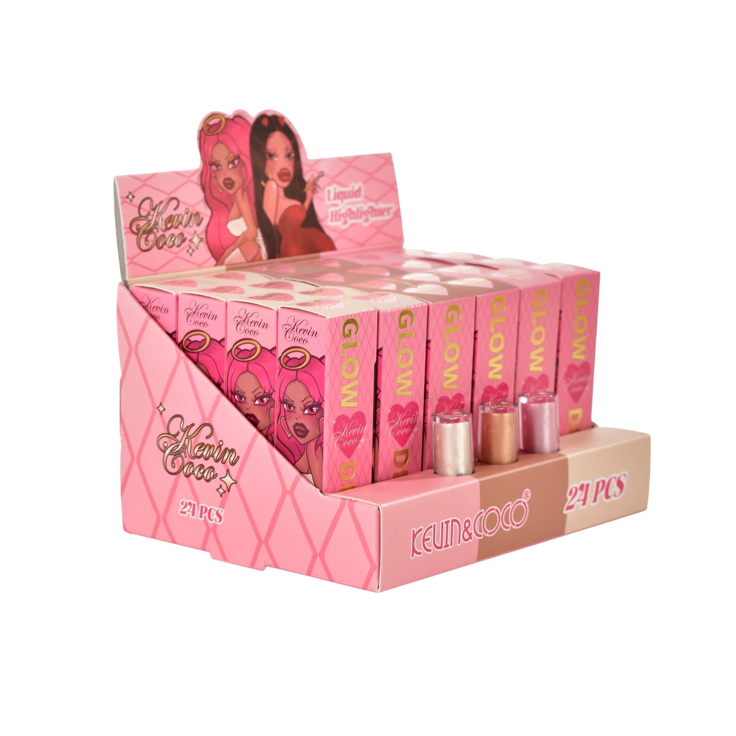 Glow Drops Liquid Highlighter - 24PCS