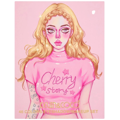 Cherry Story Eyeshadow Makeup