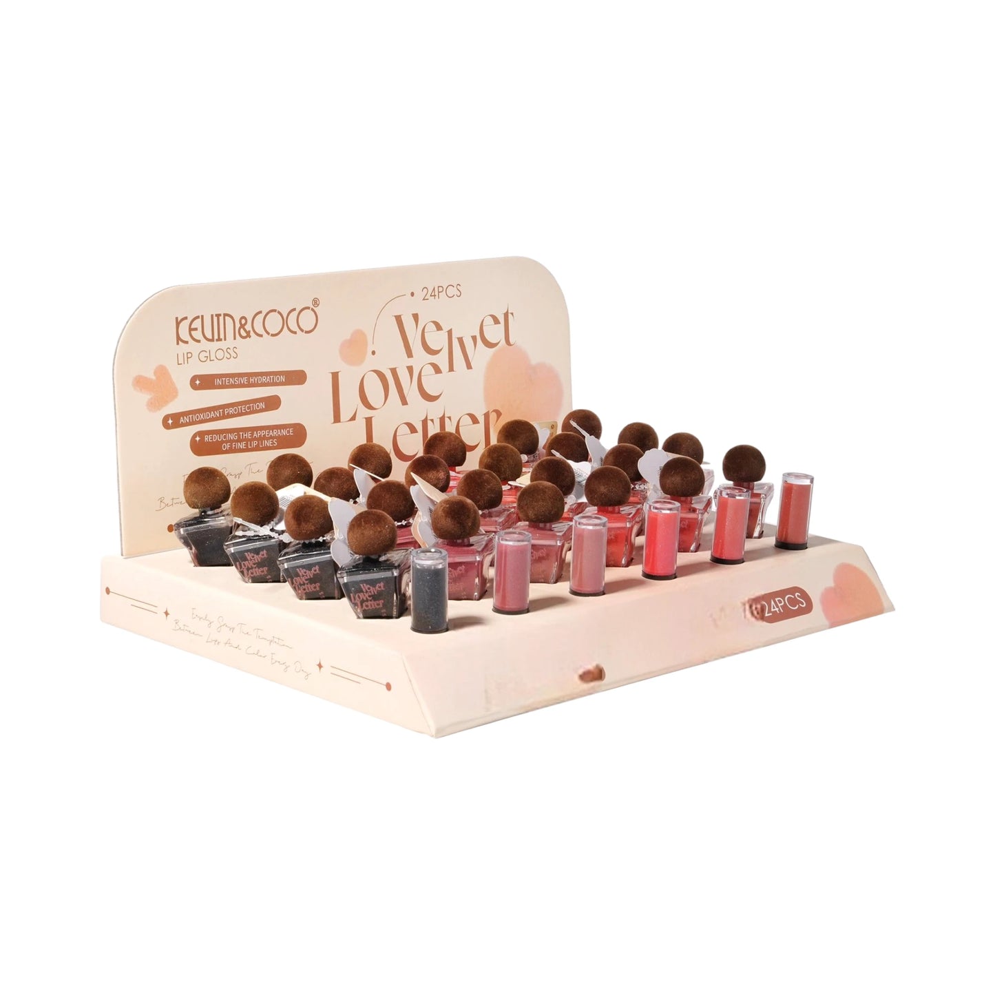 Velvet Love Letter Tinted Lip Lacquer - 24PCS