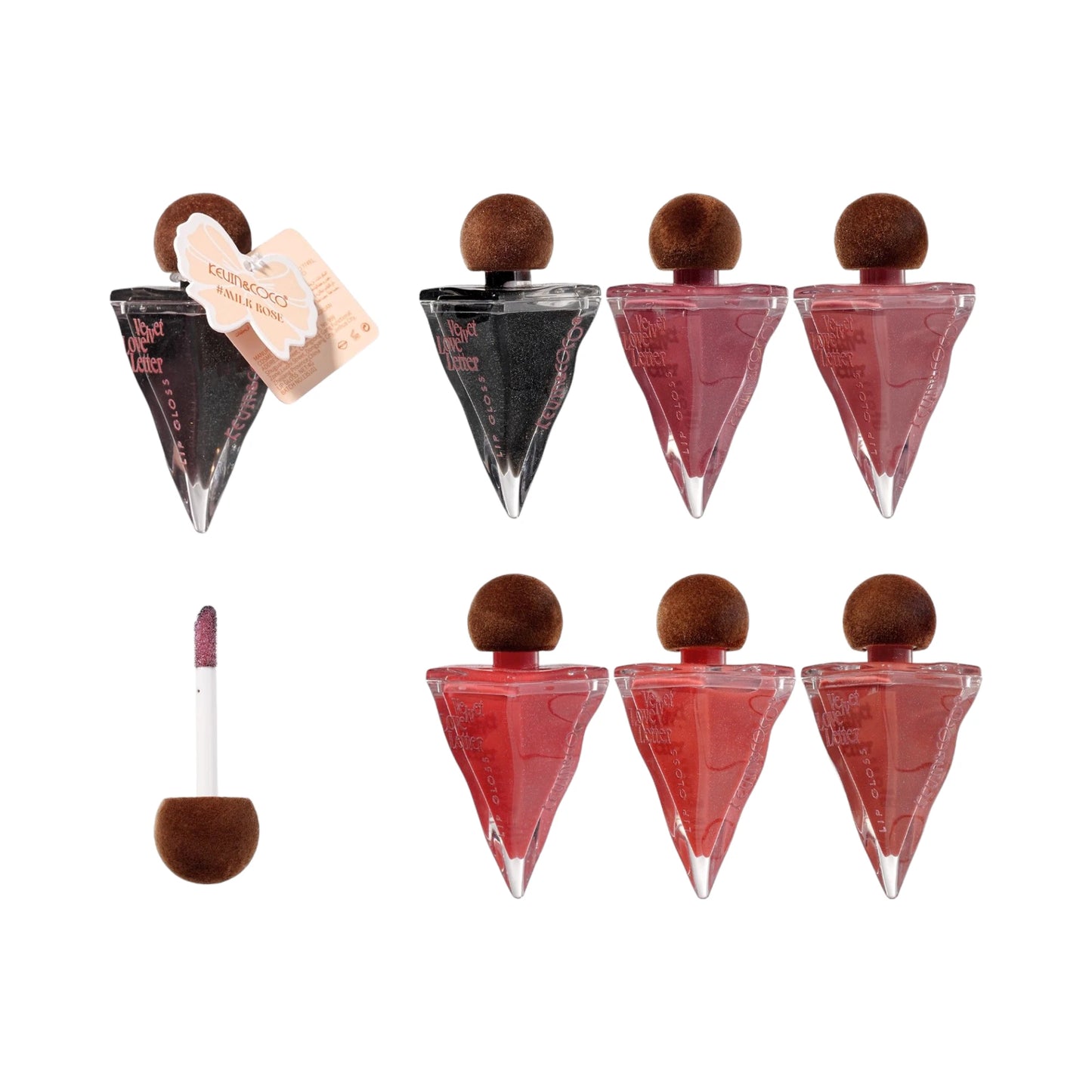 Velvet Love Letter Tinted Lip Lacquer - 24PCS