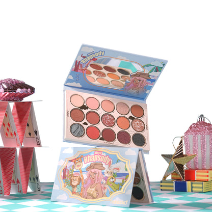 Animal Rhapsody 15-Color Eyeshadow Palette - 12PCS