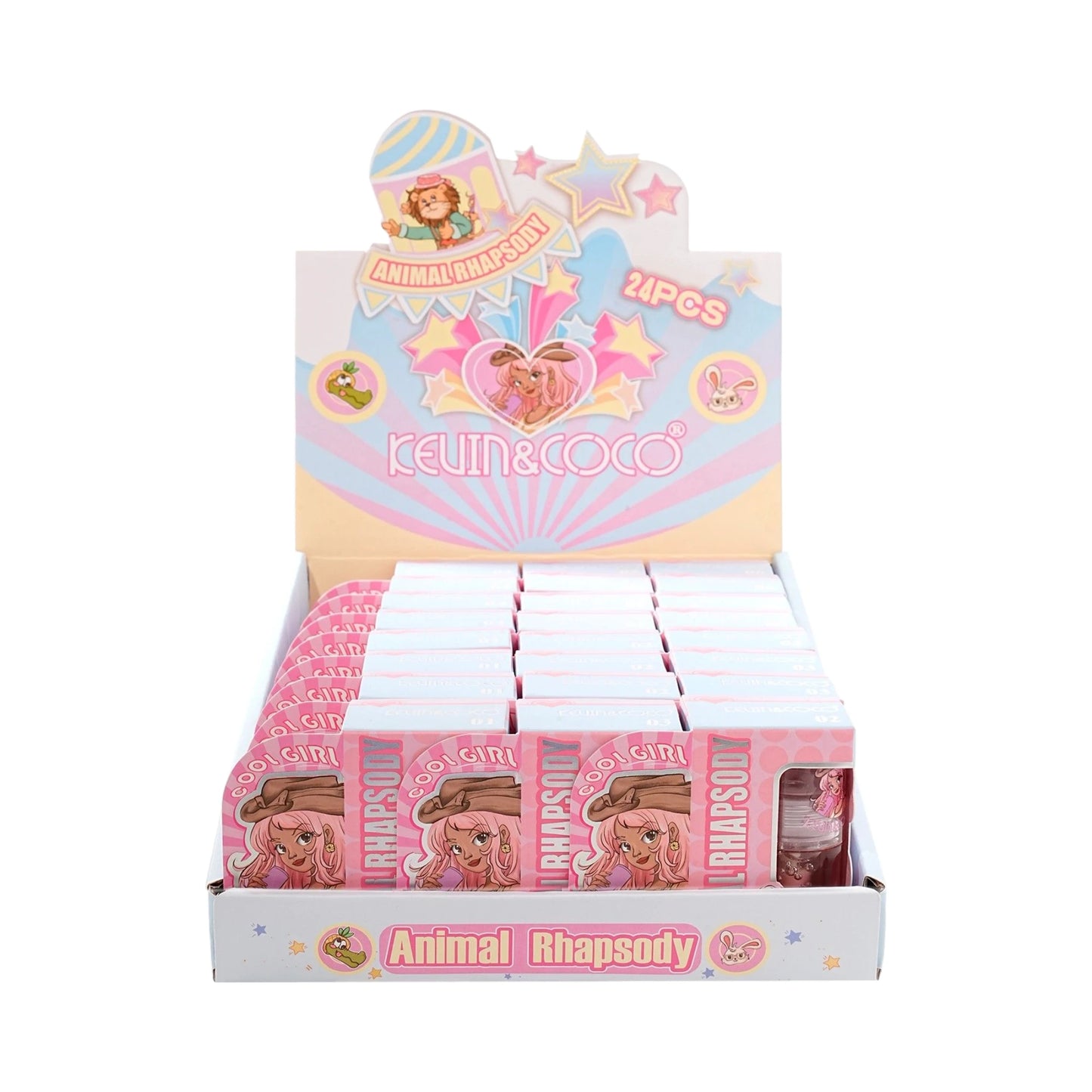 Animal Rhapsody Temperature Change Lip Oil - 24PCS