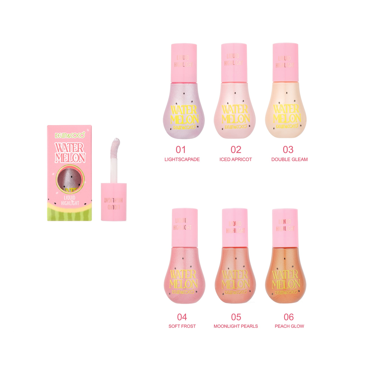 Watermelon Collection Liquid Highlight - 24PCS