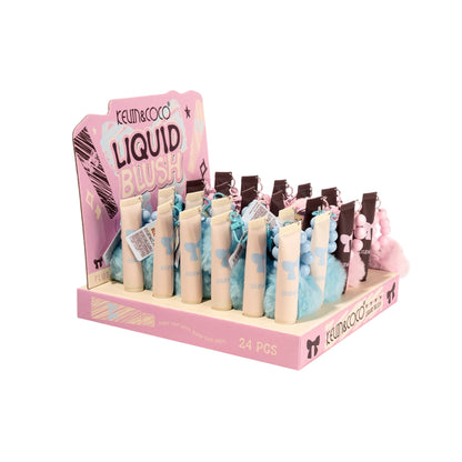 Big Kid Liquid Blush with Pom-Pom Phone Strap - 24PCS