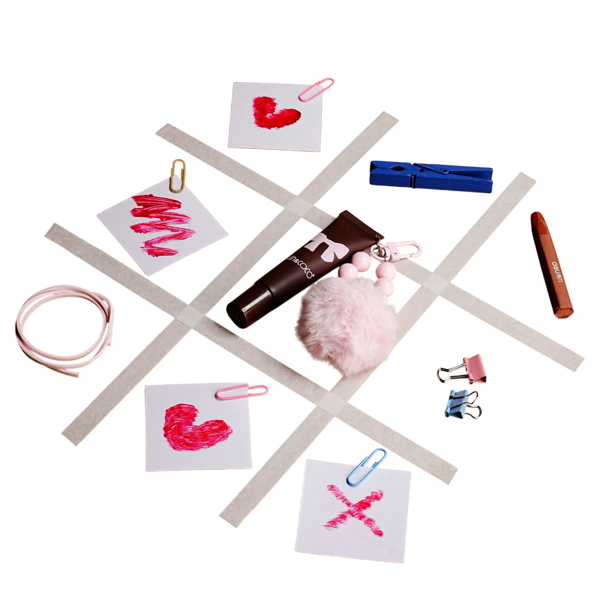 Big Kid Liquid Blush with Pom-Pom Phone Strap - 24PCS