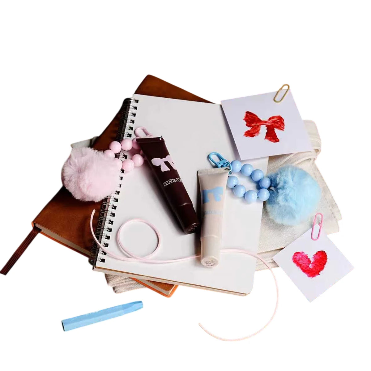 Big Kid Liquid Blush with Pom-Pom Phone Strap - 24PCS