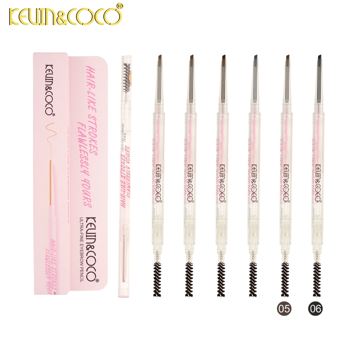 Hair-Like Strokes Ultra-Fine Eyebrow Pencil - 36PCS