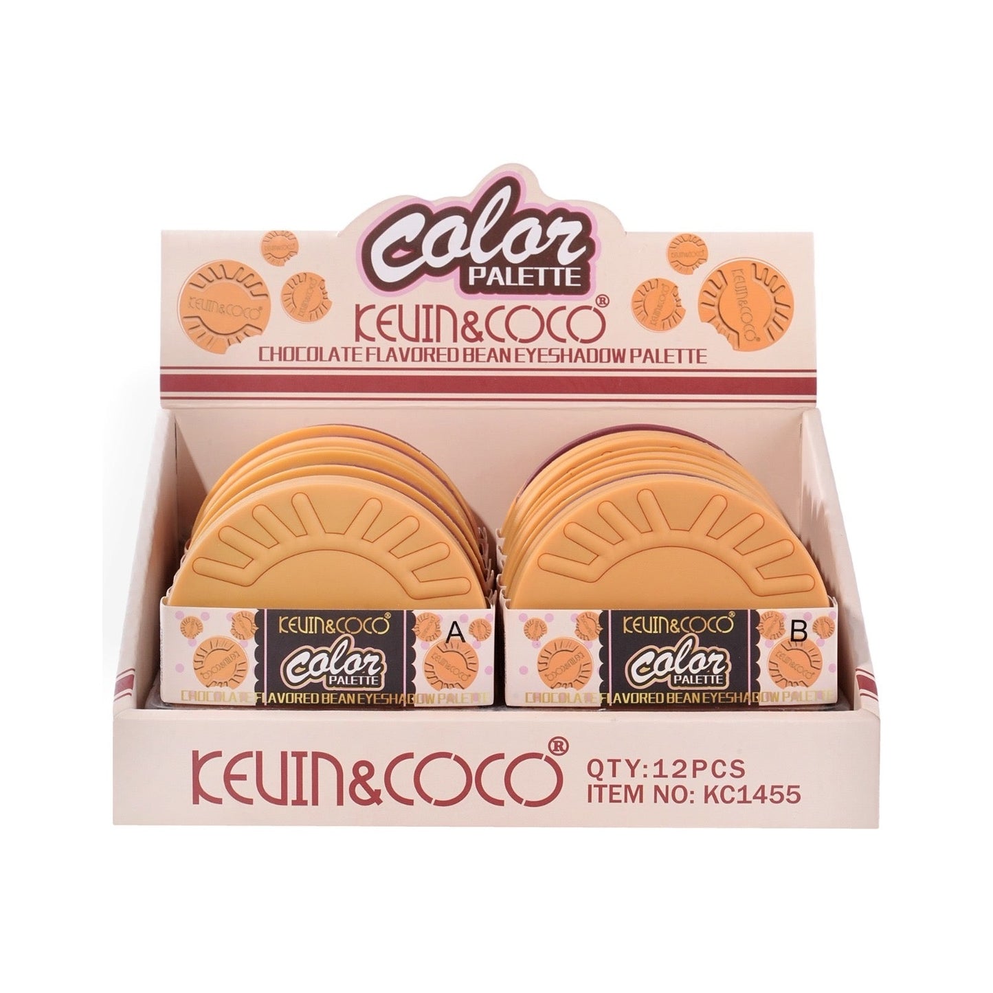 White Cookie Eyeshadow Palette - 12PCS