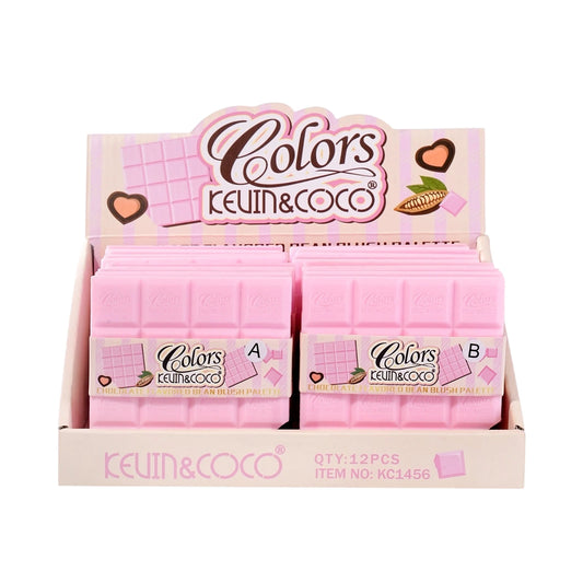 Pink Chocolate Bar Blush - 12PCS
