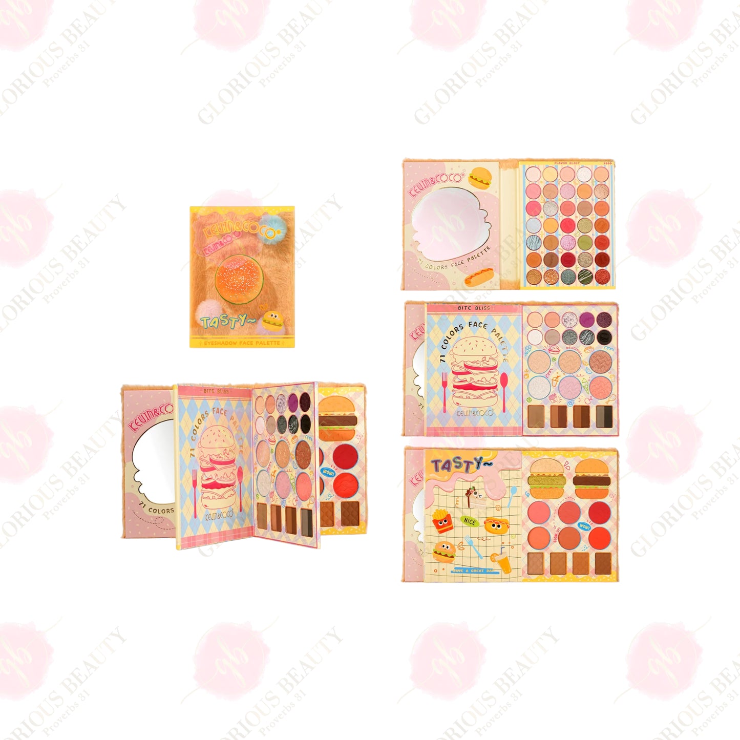Burger Plush Palette