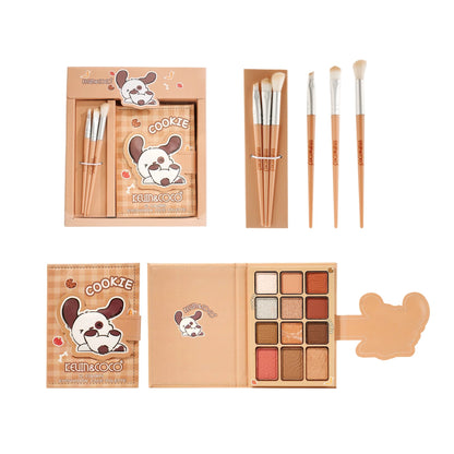 Cookie Eyeshadow Palette + Brushes