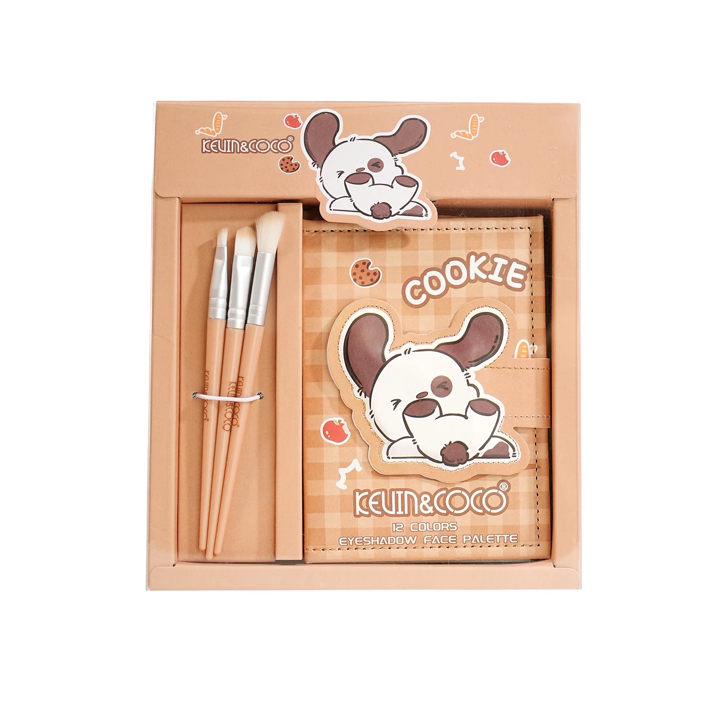 Cookie Eyeshadow Palette + Brushes