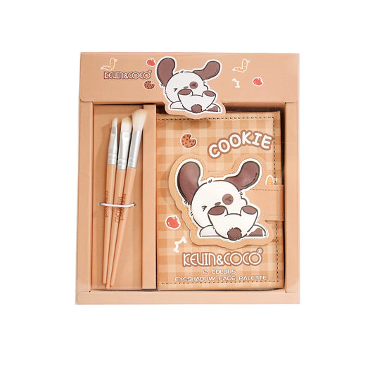 Cookie Eyeshadow Palette + Brushes