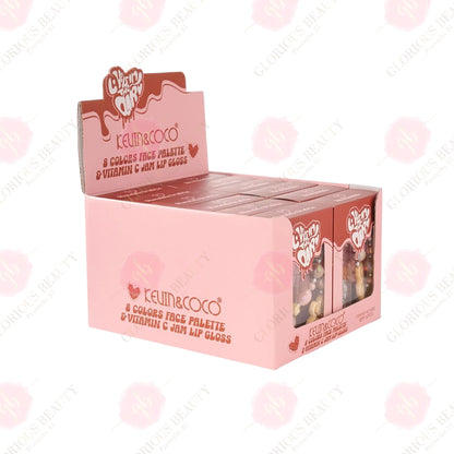 Love Is In The Air Palette & Lip Gloss - 12PCS x Display