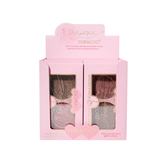 Delightful Blush + Contour Palette - 12PCS
