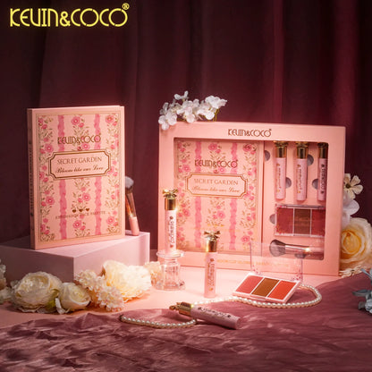Secret Garden Makeup Set: Eyeshadow, Blush & Lip Gloss