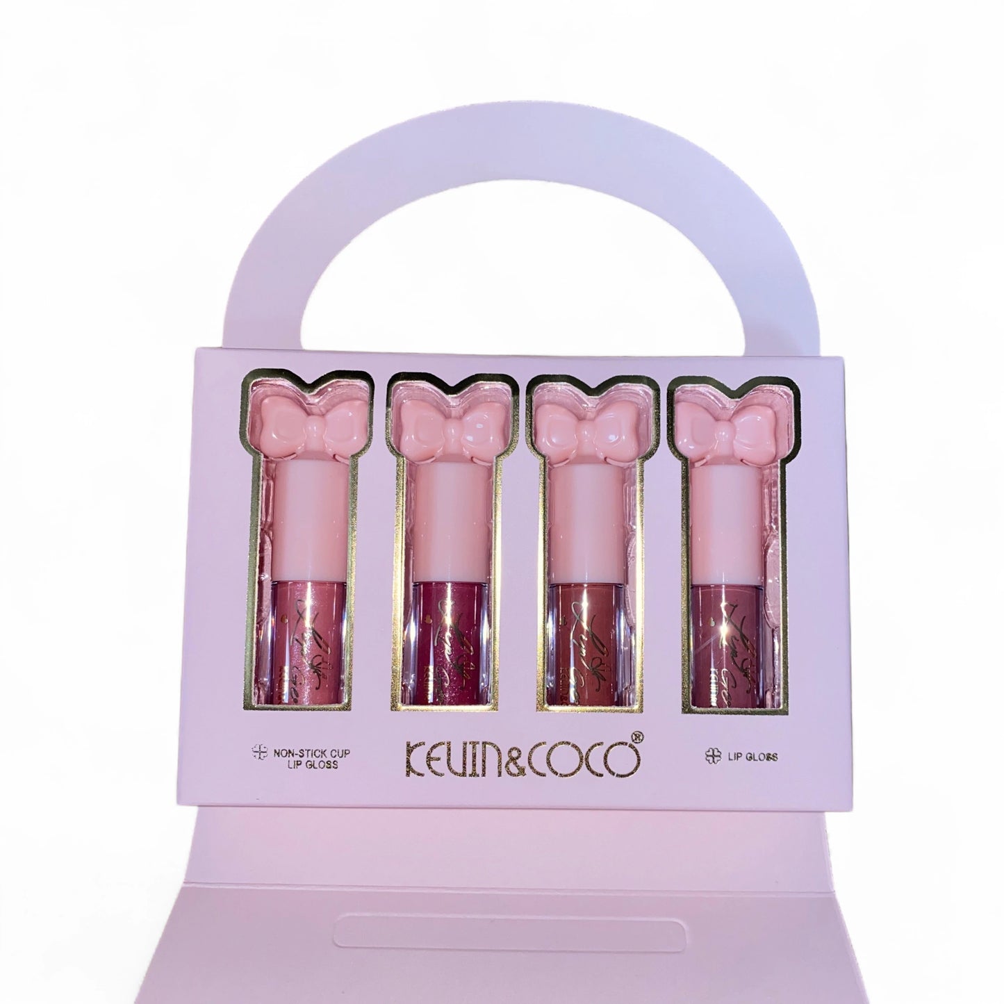 Ribbon 4 Colors Lip Gloss Set - 6PCS