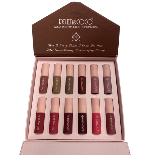 Timeless Charm 12 Color Lip Gloss Set - 6PCS