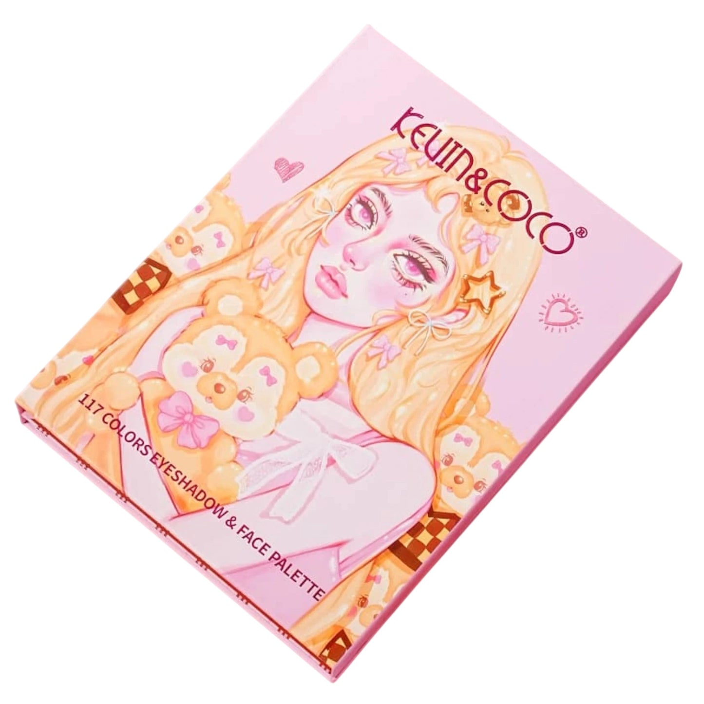 Teddy Bear Girl Eyeshadow Palette - 12PCS