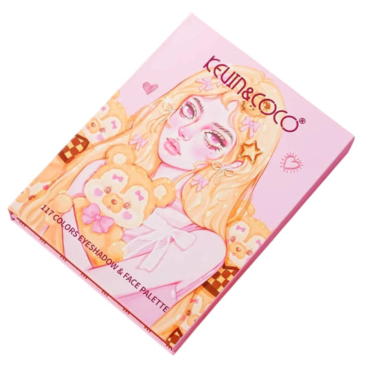 Teddy Bear Girl Eyeshadow Palette - 12PCS