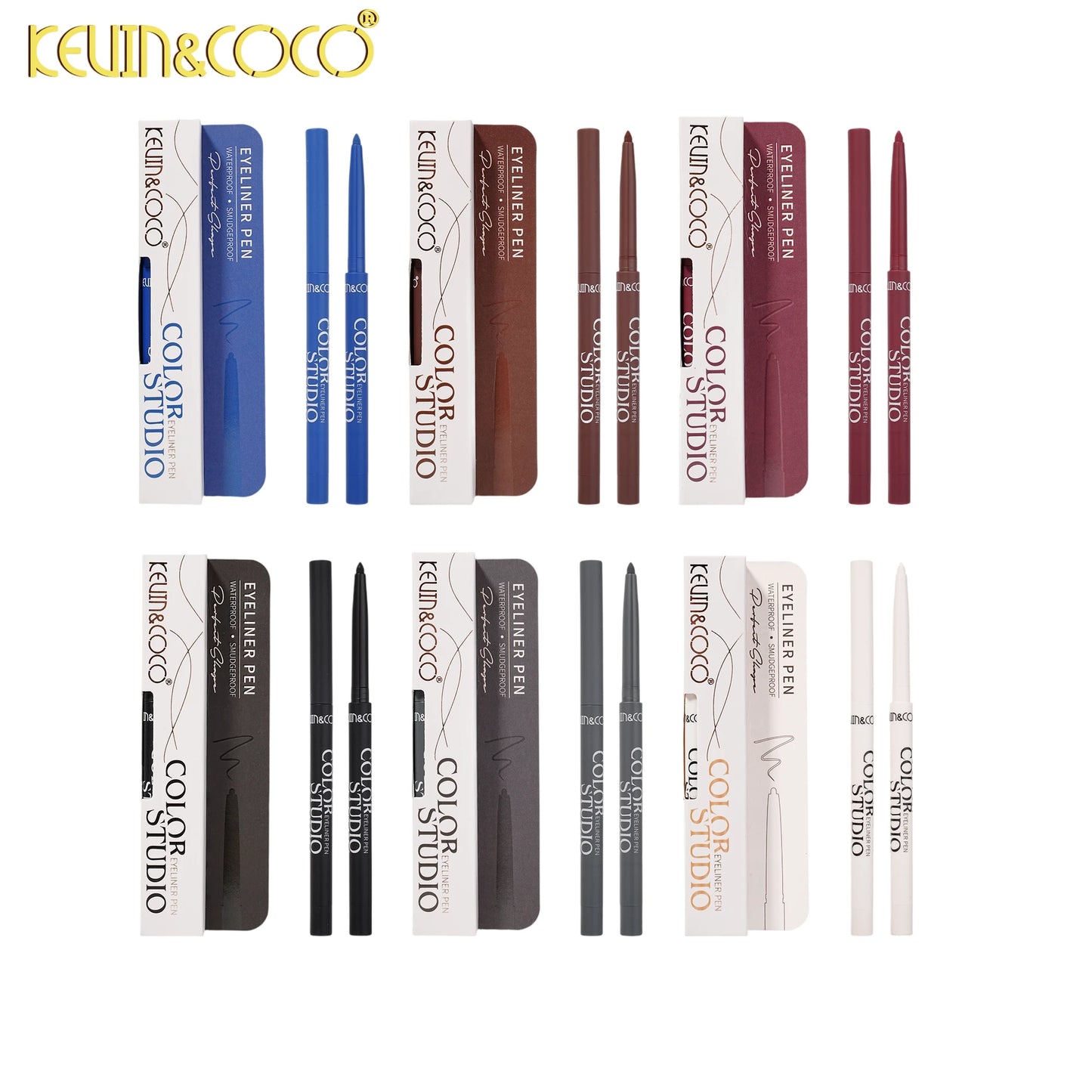 High Pigment Color Studio Eyeliner Pen - 36PCS