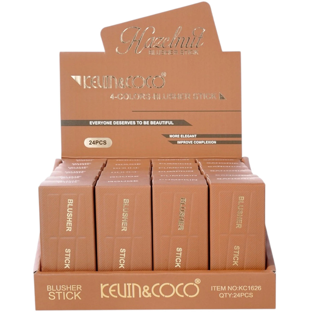 Hazelnut Blush Stick - 24PCS