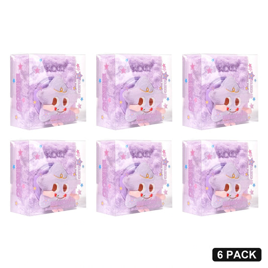 Purple Plush Star 64 Colors Eyeshadow Palette - 6PCS