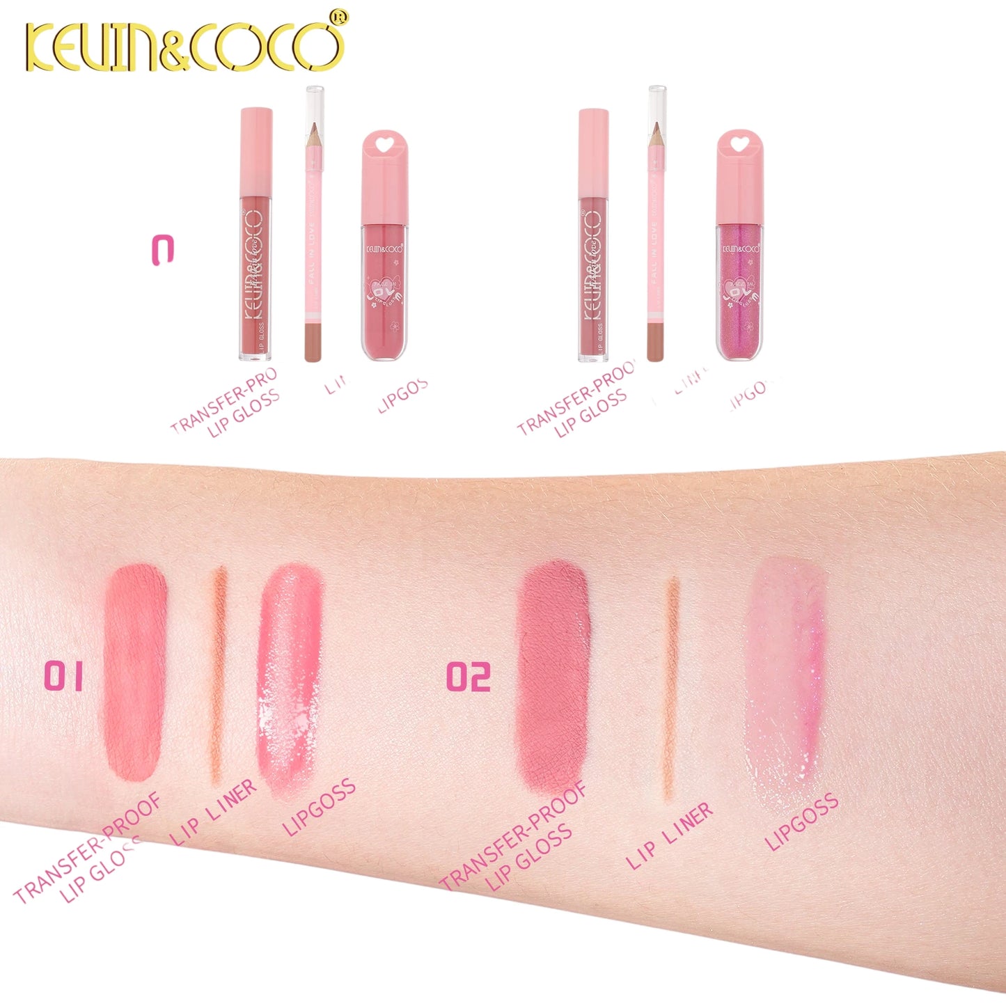 Fall In Love Lip Kit - 6PCS