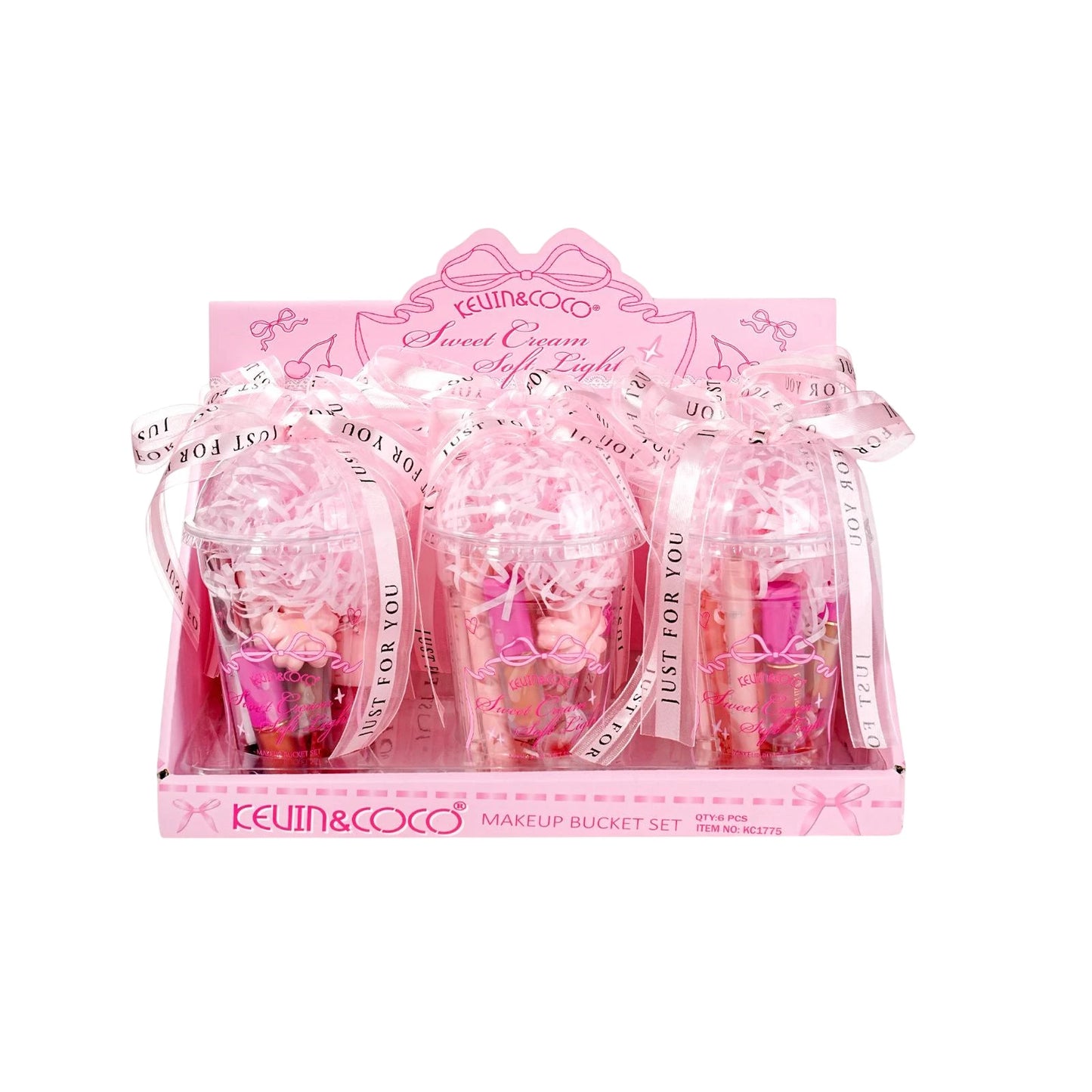 Sweet Cream Soft Light Makeup Set Cup - 6PCS