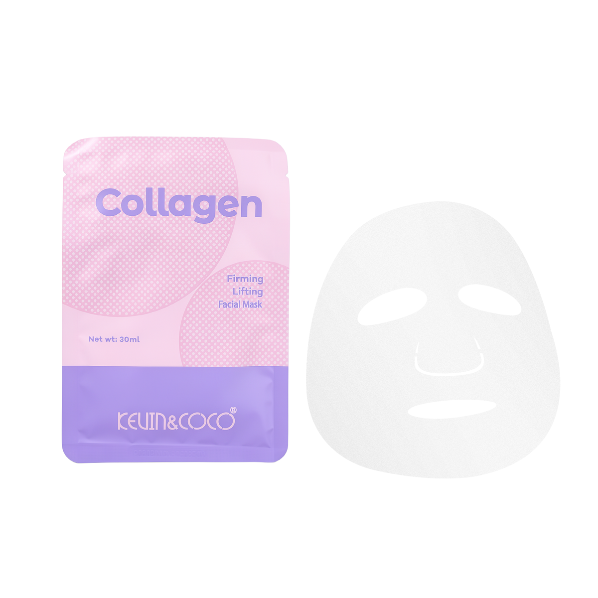 Collagen Face Sheet Mask - 50PCS