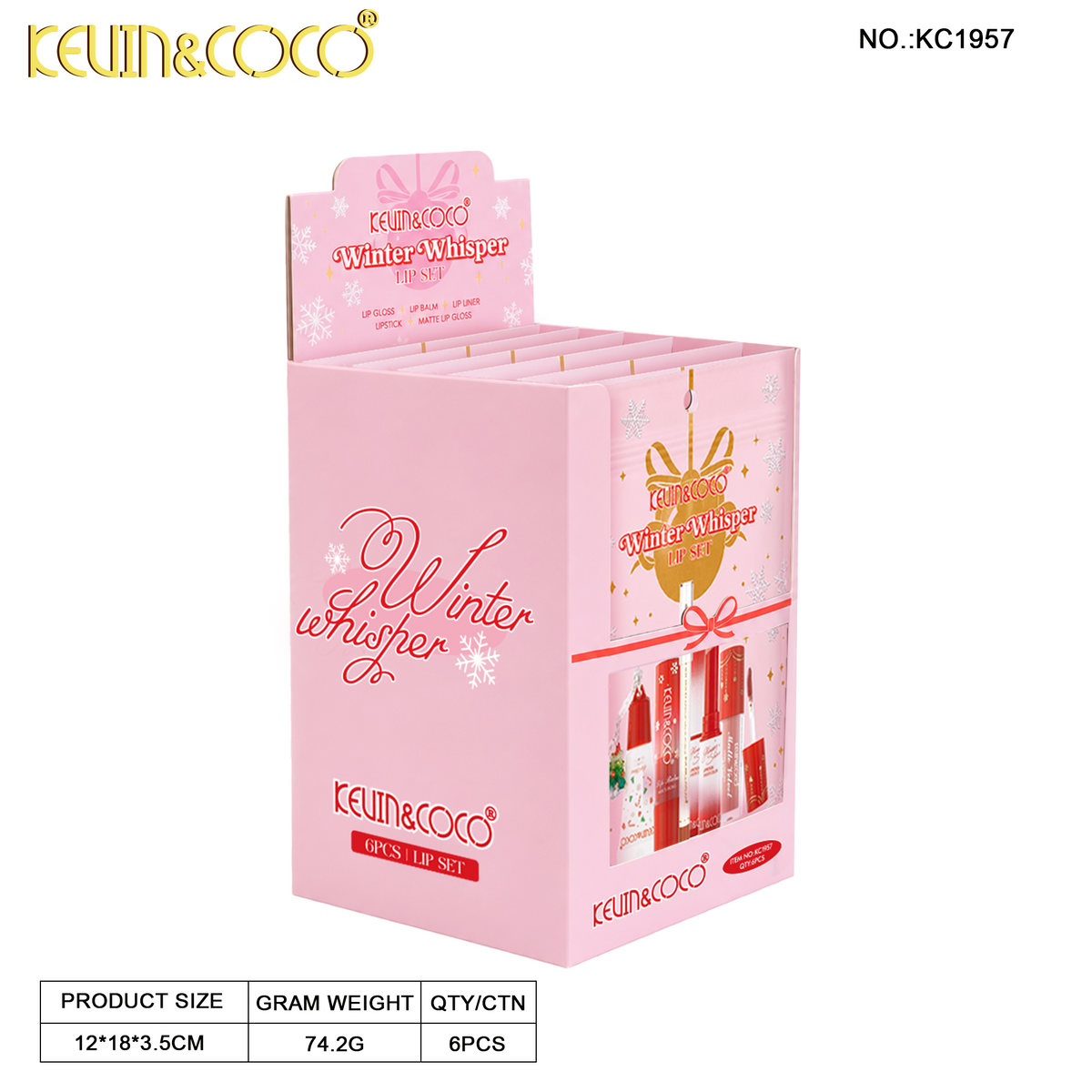 Winter Whisper Lip Set - 6PCS