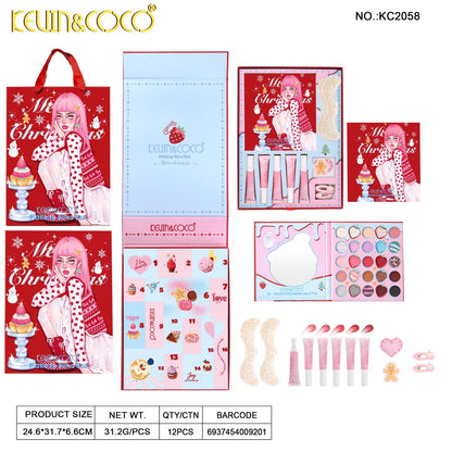 Merry Christmas Red Advent Calendar