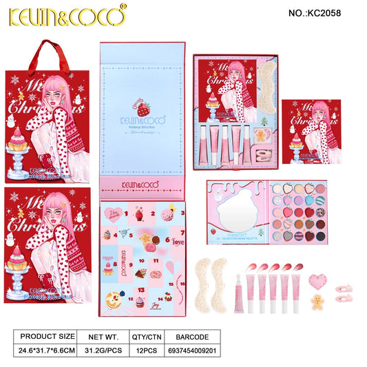 Merry Christmas Red Advent Calendar by Kevin & Coco