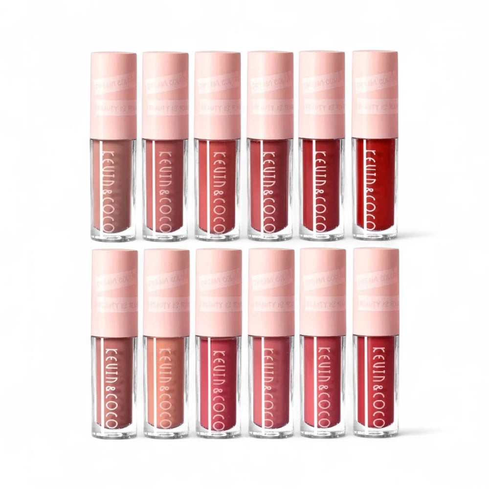 Colors Make Me Happy 12PC Matte Lip Gloss - 12PCS
