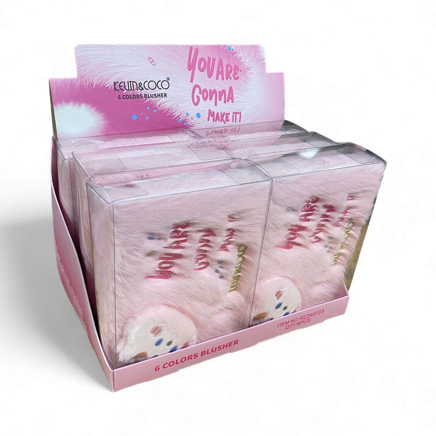 You Are Gonna Make It Pink Bunny Blush Palette - 6PCS