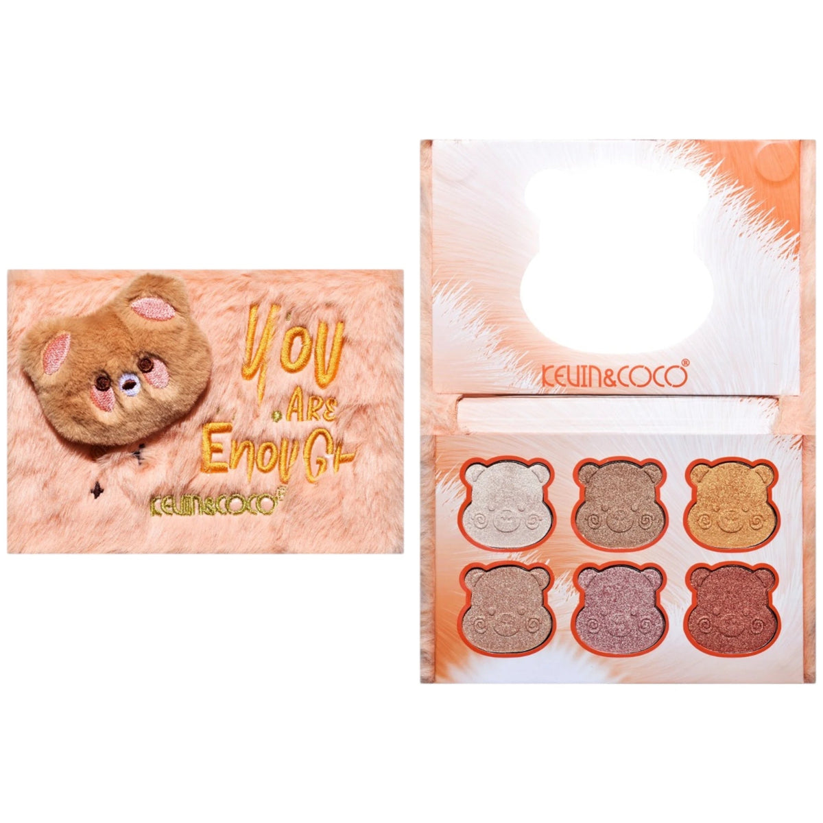 You Are Enough Bear Highlight Palette - 6PCS