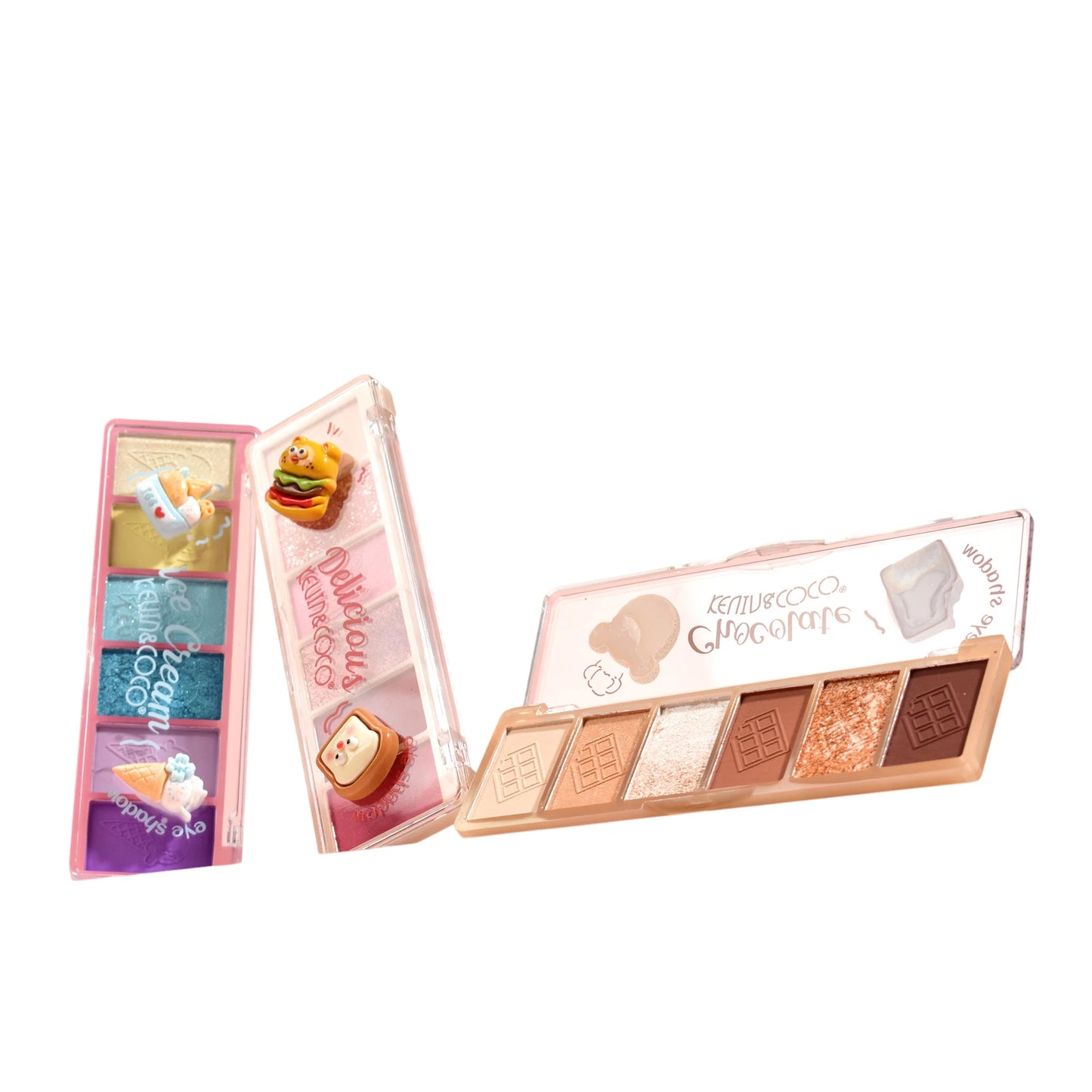 6-Color Foodie Fun Eyeshadow Palette - 12PCS