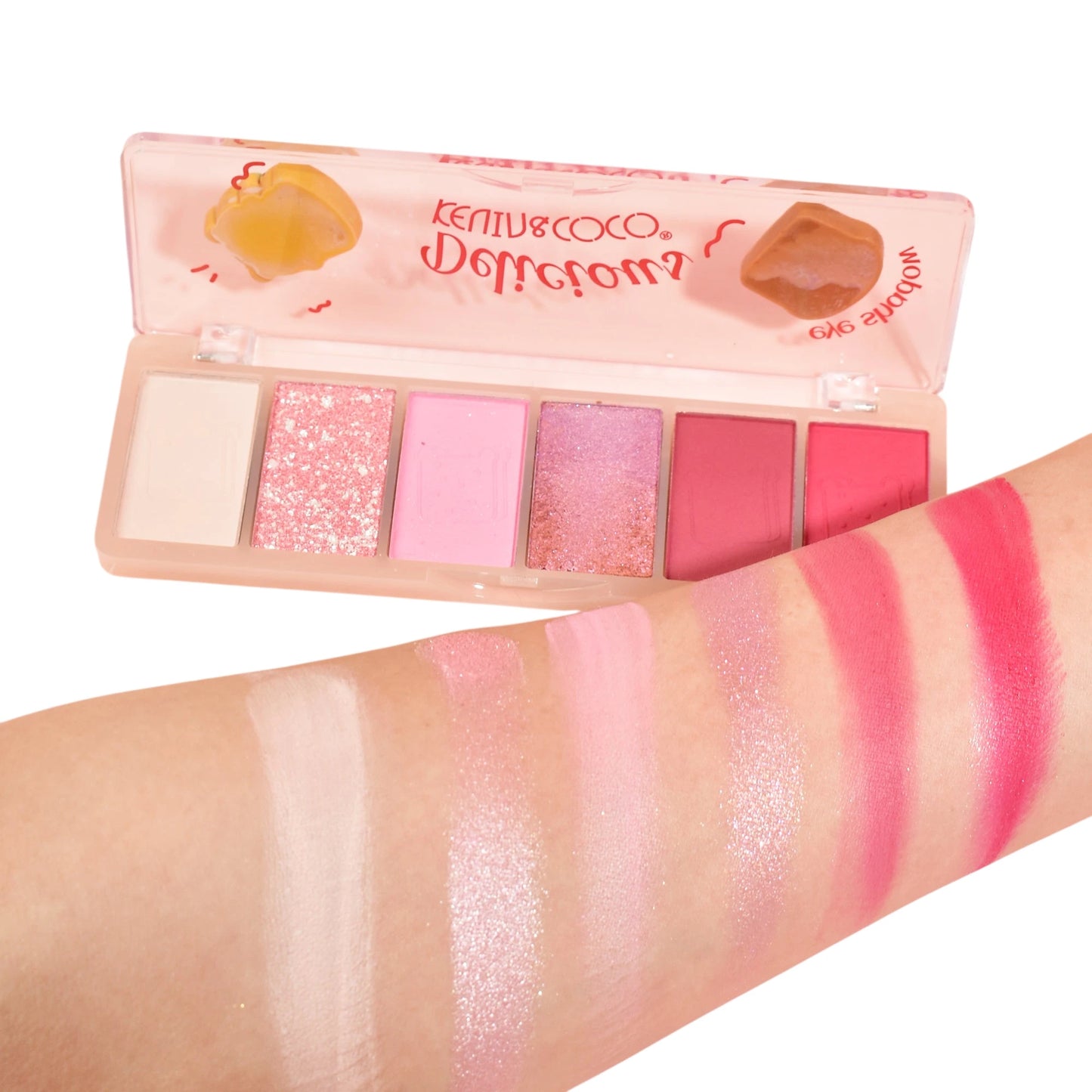 6-Color Foodie Fun Eyeshadow Palette - 12PCS