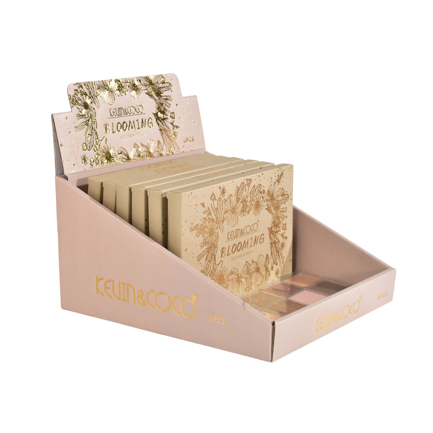Blooming 15-Color Eyeshadow Palette - 6PCS